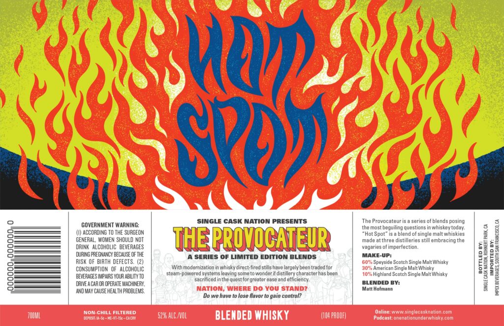 Single Cask Nation Hot Spot The Provocateur Series Of Limited Edition Blends Whiskey