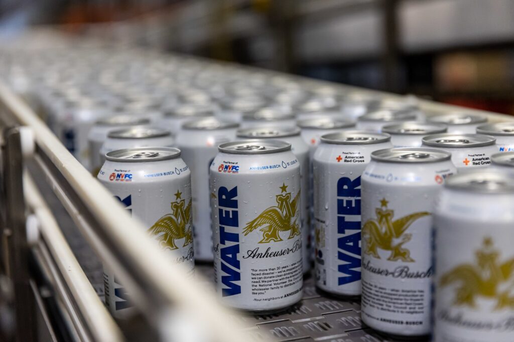 Anheuser-Busch Delivering More Than 100,000 Cans Of Emergency Drinking Water To Support Hurricane Relief Efforts In Florida