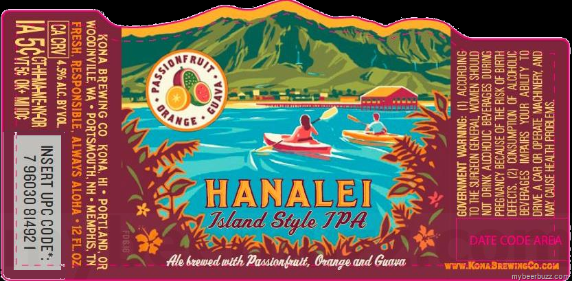 Kona Brewing’s New Hanalei Island IPA Now Available On The Mainland