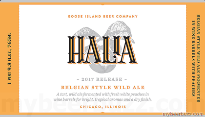 Goose Island – Halia, Gilliam & Juliet 2017 Releases