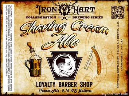 3 Guys & A Beer’d / Iron Hart – Shaving Cream Ale, Malarky & Raker