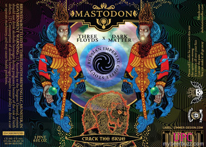3 Floyds, Dark Matter & Mastodon Collaborate On Crack The Skye Russian Imperial Coffee Stout