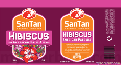 SanTan Adding Hibiscus American Pale Ale Cans