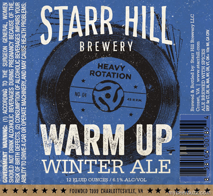 Starr Hill – Warm Up Winter Ale Bottles