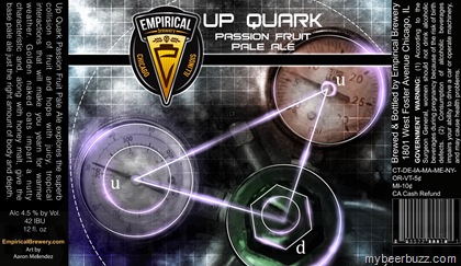 Empirical Brewery – Up Quark Passion Fruit Pale Ale