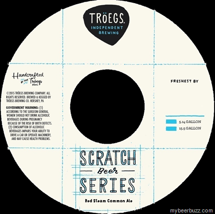 Troegs Scratch Series – Red Steam Common Ale