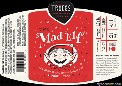 Troegs – Mad Elf 2016 .8 Gallon Bottles