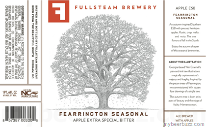 Fullsteam Brewery – Fearrington Seasonal Apple Extra Special Bitter