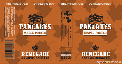 Renegade Brewing Adding Pancakes Maple Porter, Wit(h) Passion, Limited Edition, Barrel Aged & Free To Roam APA 12oz Cans