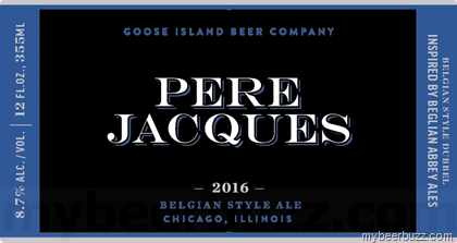 Goose Island – Pere Jacques, Sofie & Pepe Nero 2016