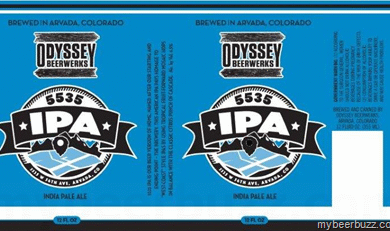 Odyssey Beerwerks – 5535 IPA 12oz Cans