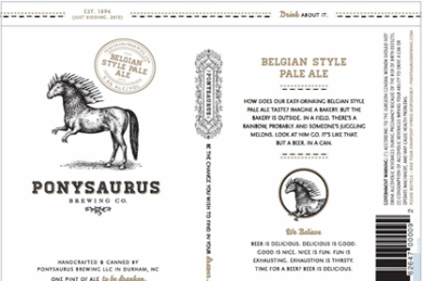 Ponysaurus Brewing Adding Reserve Ale Cans