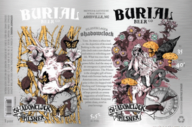 Burial Beer – Shadowclock Pilsner & Ceremonial Session IPA 16oz Cans