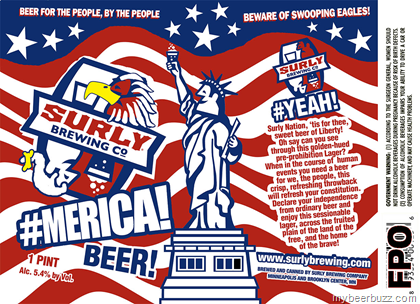Surly – #MERICA Beer ! – 16oz Cans