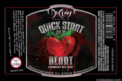 DuClaw – Quick Start My Heart Strawberry Milk Stout