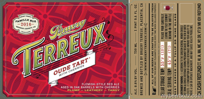 Bruery Terreux – 2016 Oude Tart With Cherries