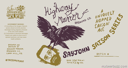 Highway Manor (Camp Hill, PA) – SayJohn Saison Bottles