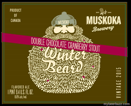 Muskoka Brewery – 2015 Winter Beard Double Chocolate Cranberry Stout
