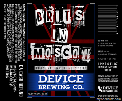 Device Brewing – Brits In Moscow Russian Imperial Stout