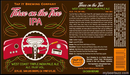 Tap It Brewing – Three On The Tree Triple IPA & Father Time 2015