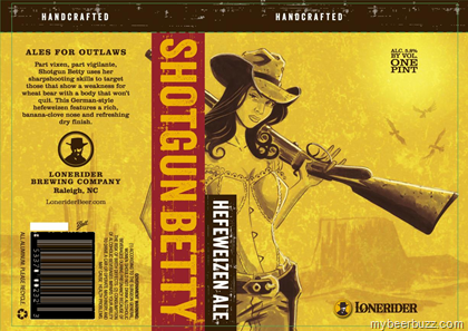 Lonerider Brewing – Shotgun Betty Hefeweizen & Eve Amber 16oz Cans