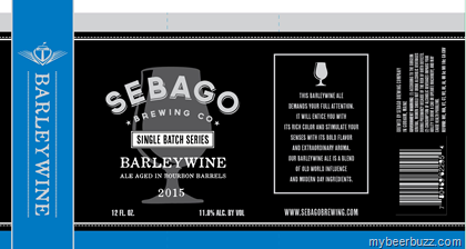 Sebago Brewing Single Batch Series – Barleywine 2015