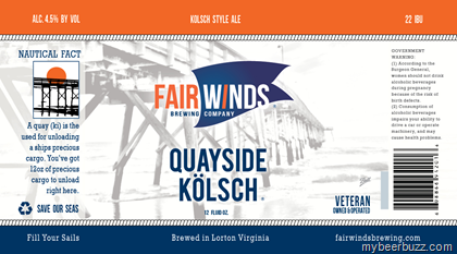 Fair Winds Brewing – Quayside Kolsch & Howling Gale IPA 12oz Cans
