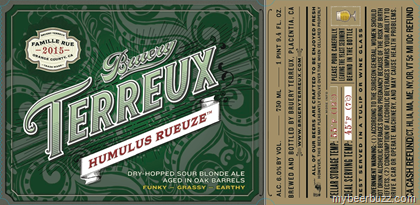 Bruery Terreux – Humulus Rueuze 750ml Bottles