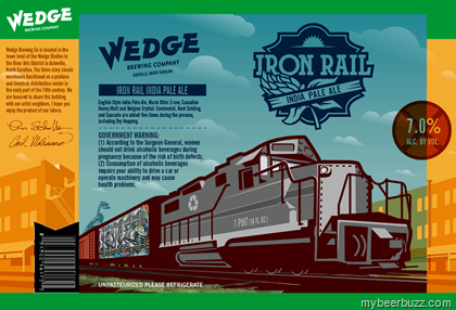 Wedge Brewing – Iron Rail IPA 16oz Cans