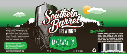 Southern Barrel Brewing – Takeaway IPA 12oz Cans