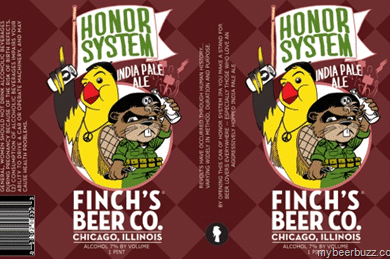 Finch’s Beer – Honor System IPA 16oz Cans