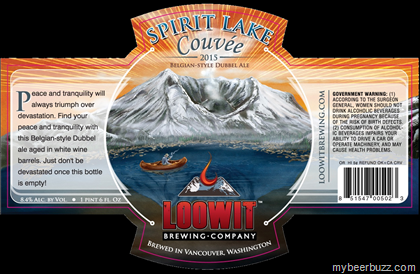Loowit Brewing – Spirit Lake Couvee 2015