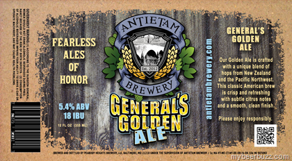 Antietam Brewery – General’s Golden Ale