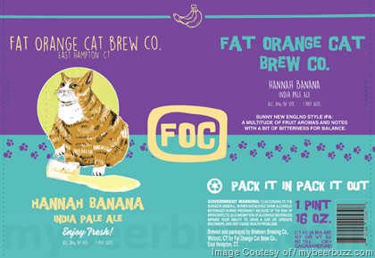 Fat Orange Cat Brew Co – Hannah Banana IPA Cans