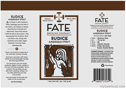 Fate Brewing – Sudice American Stout & Parcae Belgian Pale 16oz Cans