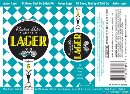 Moab Brewery – Rocket Bike Amber Lager 16oz Cans