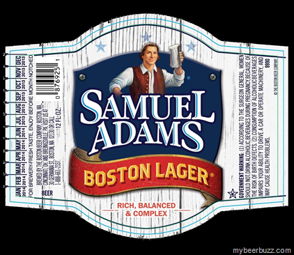 Samuel Adams - Boston Lager - NEW Label - My BeerBuzz