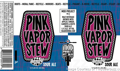 Ska Adding Pink Vapor Stew Sour Ale Cans