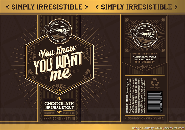 Connecticut Valley Brewing – You Know You Want Me 16oz Cans