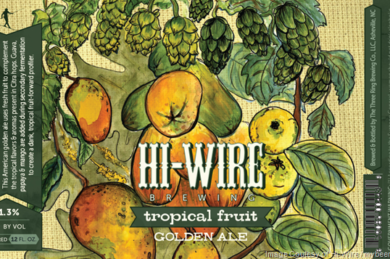 Hi-Wire Brewing – Tropical Fruit Golden Ale