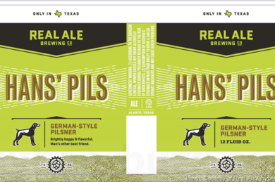 Real Ale Brewing – Hans’ Pils & Four Squared Cans / White, Three Lions & Nomad Bottles