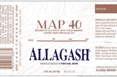 Allagash Map 40 Belgian-Style Stout Returns 1/20