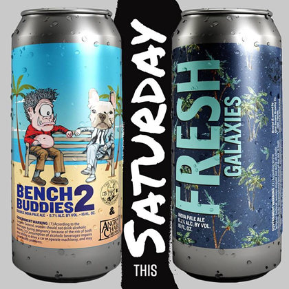 Civil Society Brewing Releasing Bench Buddies 2 & Fresh Galaxies Cans