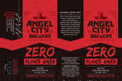 Angel City Adding Zero Flocs Given Cans & Bir Royal, Faux Snow, Public House Saison & Nothing At All Bottles