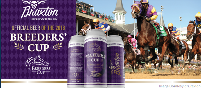 Braxton Brewing Becomes The Official Beer of the 2018 Breeders’ Cup