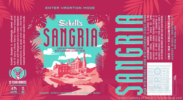 Schell’s Adding Sangria Lager & IPA 12oz Cans