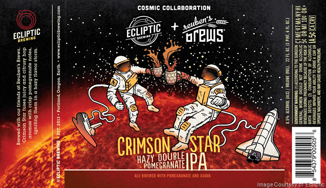 Ecliptic Brewing & Reuben’s Brews Cosmic Collaboration
