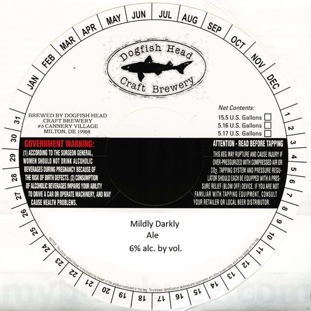 Dogfish Head Mildly Darkly Ale