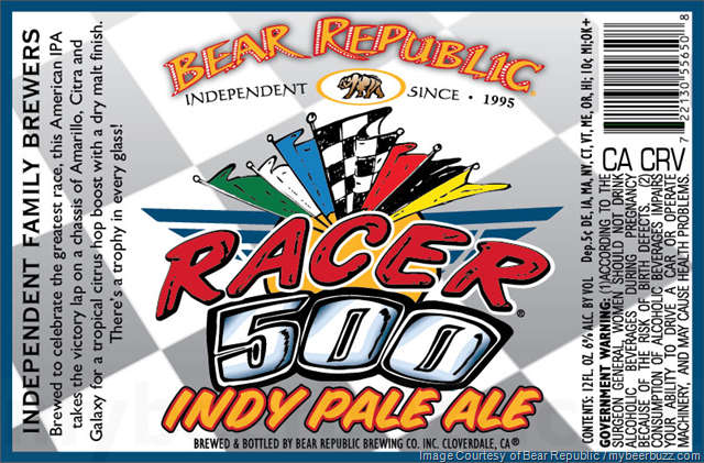 Bear Republic Adding NEW Racer 500 Indy Pale Ale