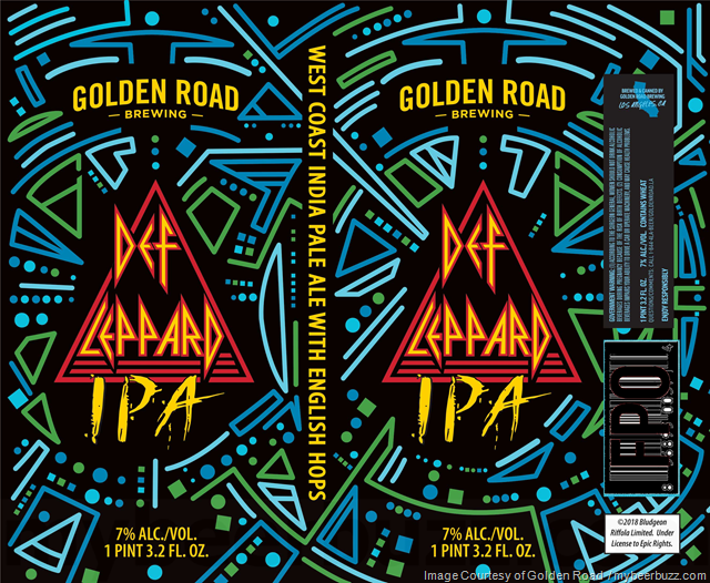 Golden Road & Def Leppard Collaborate On Def Leppard IPA 19.2oz Cans